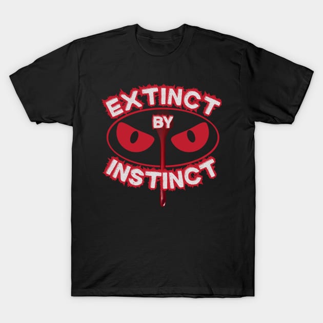 Extinct By Instinct T-Shirt by Kenny The Bartender's Tee Emporium